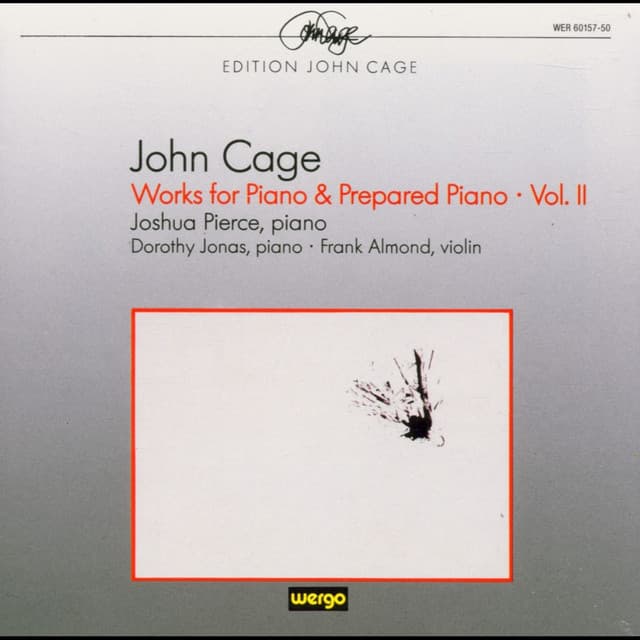John Cage: Works for Piano & Prepared Piano, Vol. 2 - John Cage
