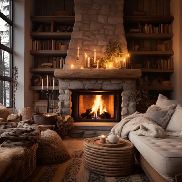 Meditación De Brasas: Delicias De Armonía De Fuego - Música para la meditación