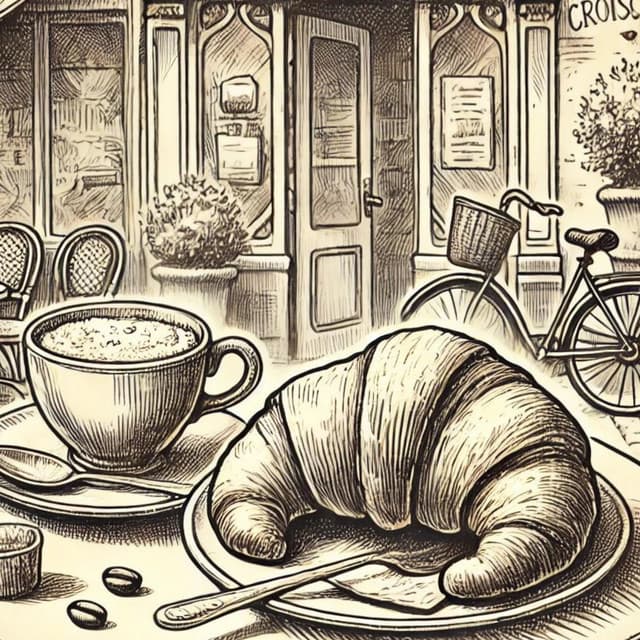 Morning Croissant and Coffee - French Piano Jazz Music Oasis