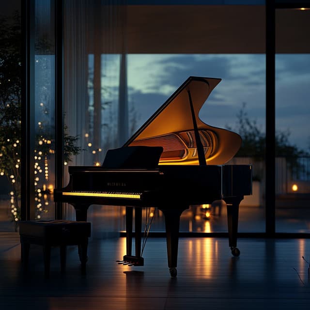 Gentle Piano Melodies for Quiet Evening Relaxation - Chillout Piano Session