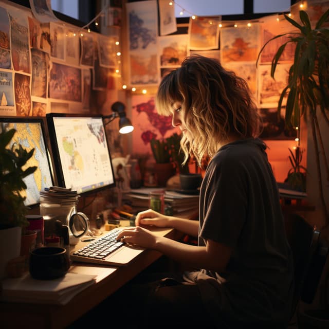 Armonía Musical Del Fuego: Fuego Para El Estudio Intensivo - Hermosos sonidos de la naturaleza