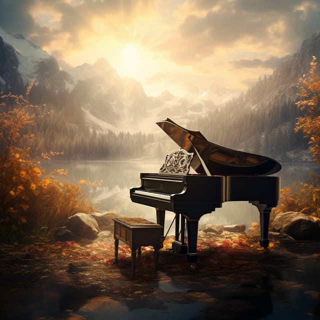 Piano Serenity: Tranquil Bliss Melodies - Mezzo Piano