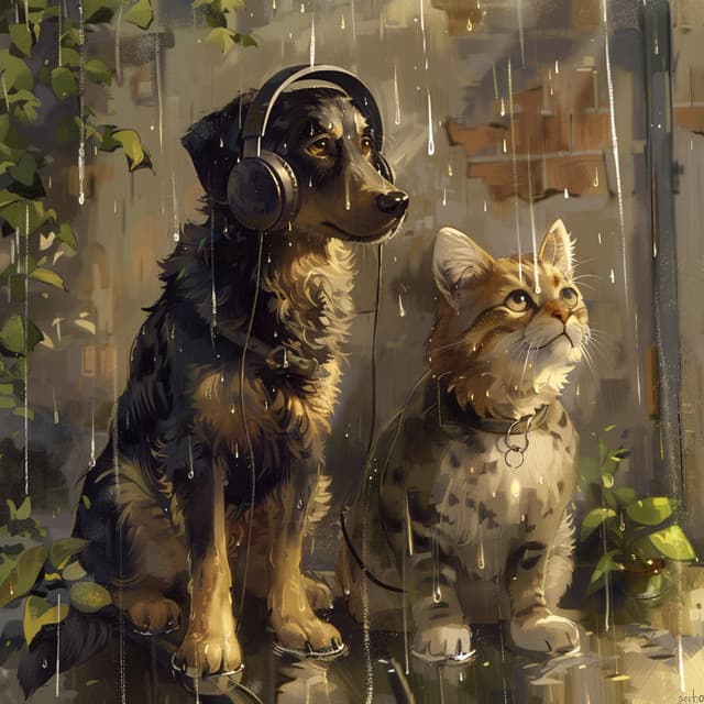 Pets in Rain: Soothing Music for Companions - Relaxing Music For Pets