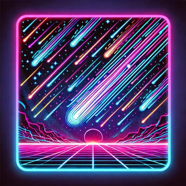 Synthwave Meteor Storm - Chill Out Galaxy
