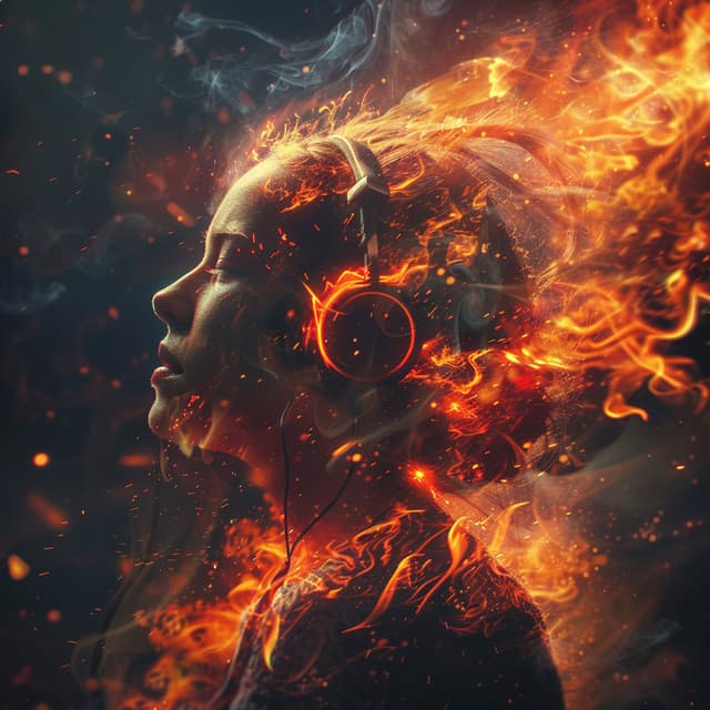 Relaxation Fire: Gentle Heat Harmony - Deep Relaxation Exercises Academy