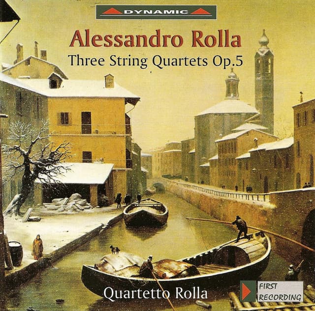 Rolla: String Quartets, Op. 5, Nos. 3-5 - Alessandro Rolla