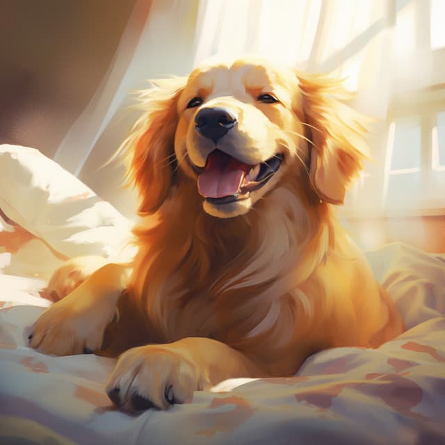 Dog's Delightful Fire Music: Flickering Frolic - Melodycloud