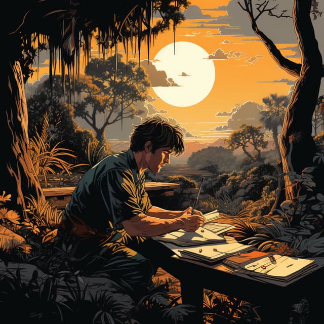 Serenidad En El Estudio: La Mente Perspicaz Del Océano - La biblioteca al aire libre