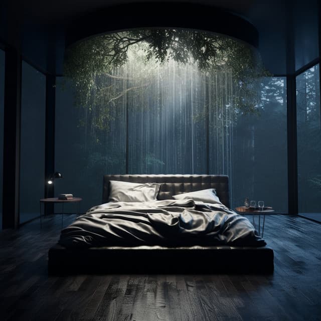 Rainy Slumber: Night Calm Harmonies - Dinner Party Playlist