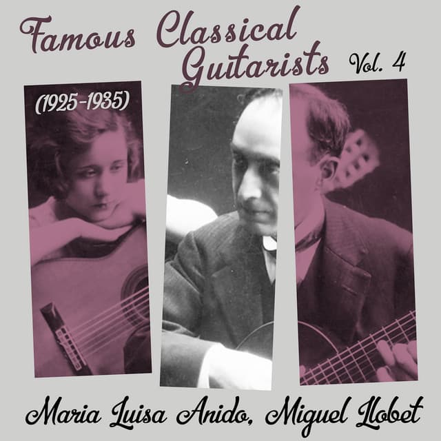 Famous Classical Guitarists, Vol. 4 - Miguel Llobet Solés