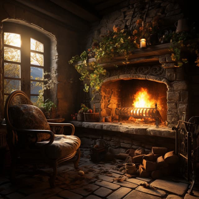 Brasas De Serenidad: Relajantes Melodías De Fuego - Alma serena