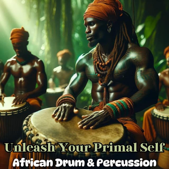 Unleash Your Primal Self: African Drum & Percussion, Tribal Ambient Beats - African Music Drums Collection