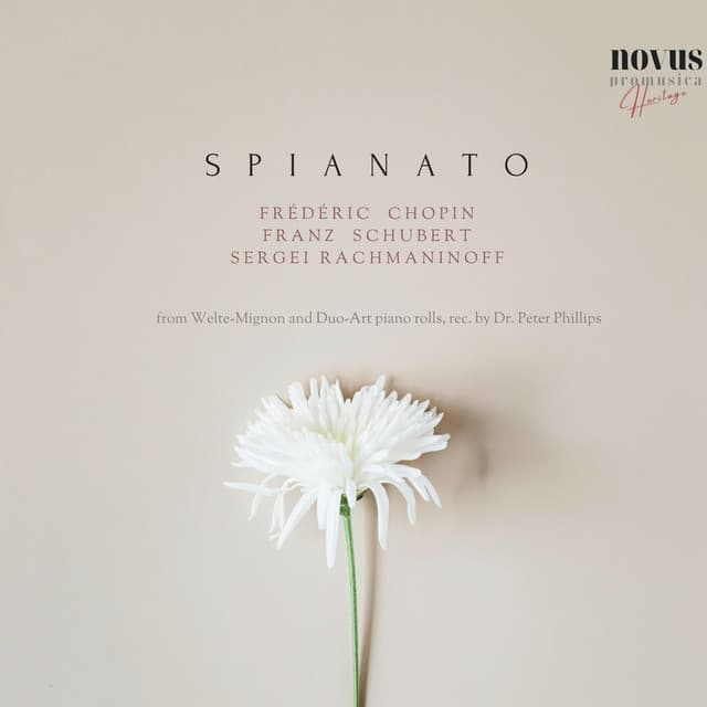 Spianato. Piano Music of Chopin, Schubert & Rachmaninoff - Alfred Cortot