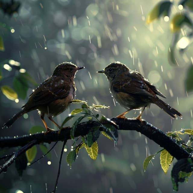 Binaural Pets Calm: Nature Rain and Birds Relaxation - Crafting Audio
