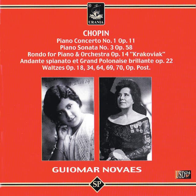 Chopin: Piano Concerto No. 1, Piano Sonata No. 3, Rondo for Piano & Orchestra - Frédéric Chopin