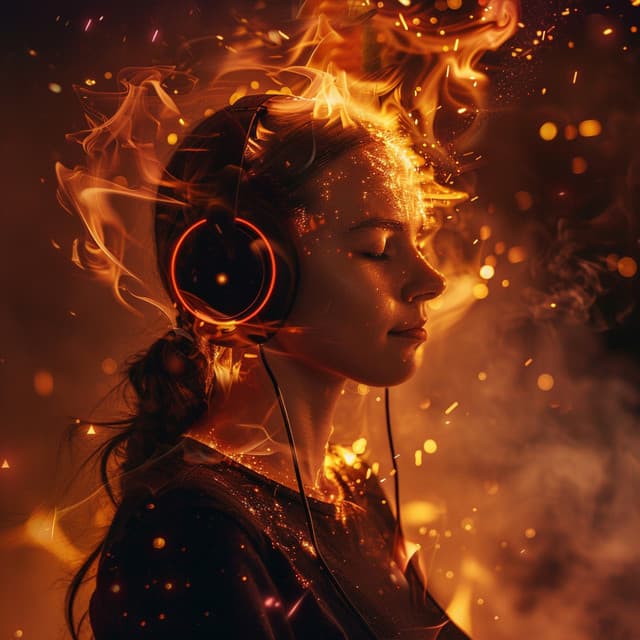 Fire Serenity: Binaural Flame Harmonics - SIMP 88