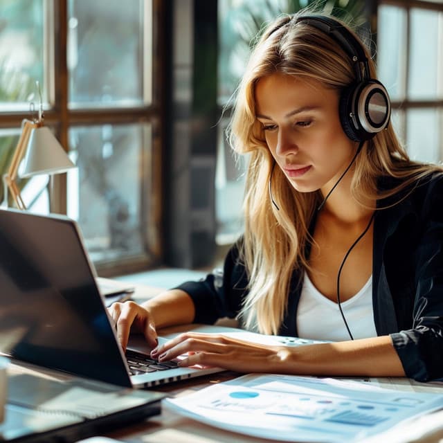 Cognitive Flow: Chill Music for Work - Working from Home Playlist