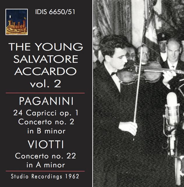 The Young Salvatore Accardo, Vol. 2 - Niccolò Paganini