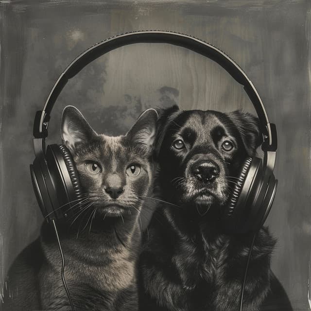Ronroneo A La Luz Del Fuego: Resplandor Calmante Binaural De Los Gatos - Música de gatos