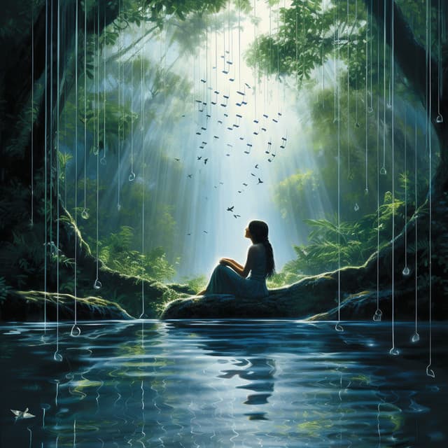 Serenity in Rain: Echoes of Relaxation - Relaxing Med Waves