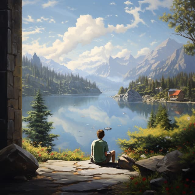 Serenidad Al Costado Del Lago: Música Meditativa Cerca De Un Lago Tranquilo - Sonidos de la selva amazónica