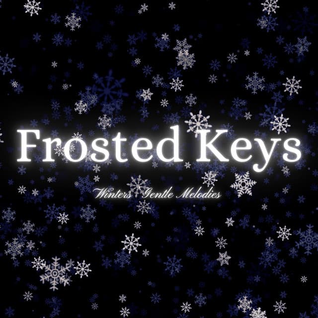 Frosted Keys: Winters Gentle Melodies - Christmas Music Background