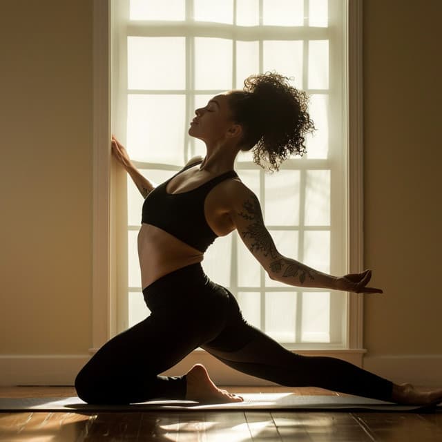 Equilibrio Tranquilo De Los Días Lluviosos: Sonidos Serenos De Yoga - Clase de yoga