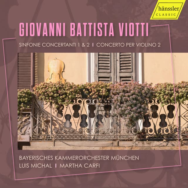 Giovanni Battista Viotti: Sinfonie Concertanti 1 & 2 / Concerto per Violino 2 - Giovanni Battista Viotti