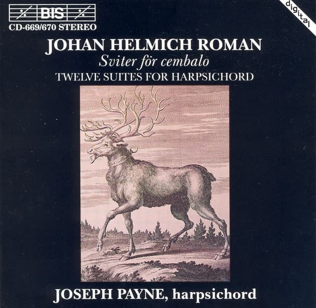 Roman: 12 Suites for Harpsichord - Johan Helmich Roman