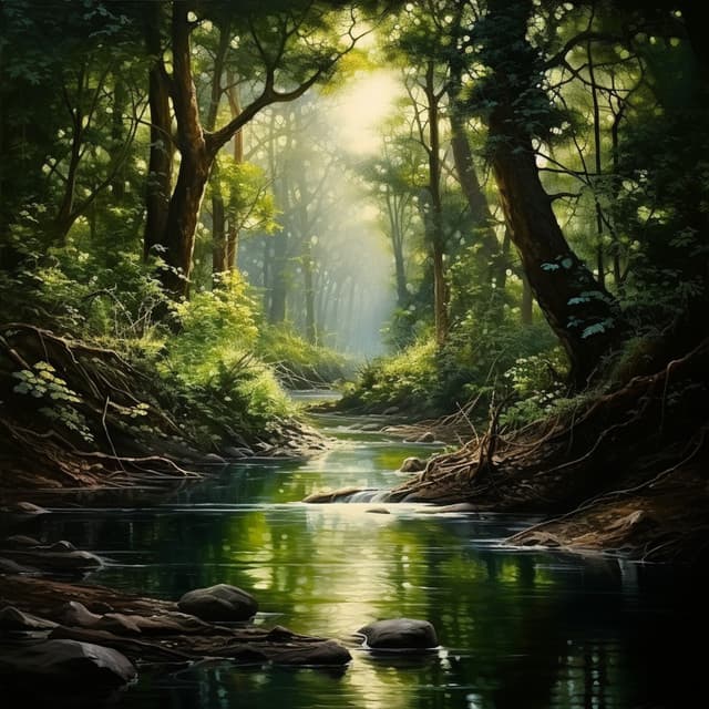 Música Para Aliviar El Estrés: Himno Relajante De La Tranquilidad Junto Al Arroyo - Musica de Ambiente