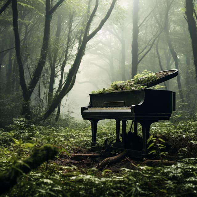 Retiro En La Montaña: Ecos De Piano En Paz En Los Picos Majestuosos - Radio relajante con piano