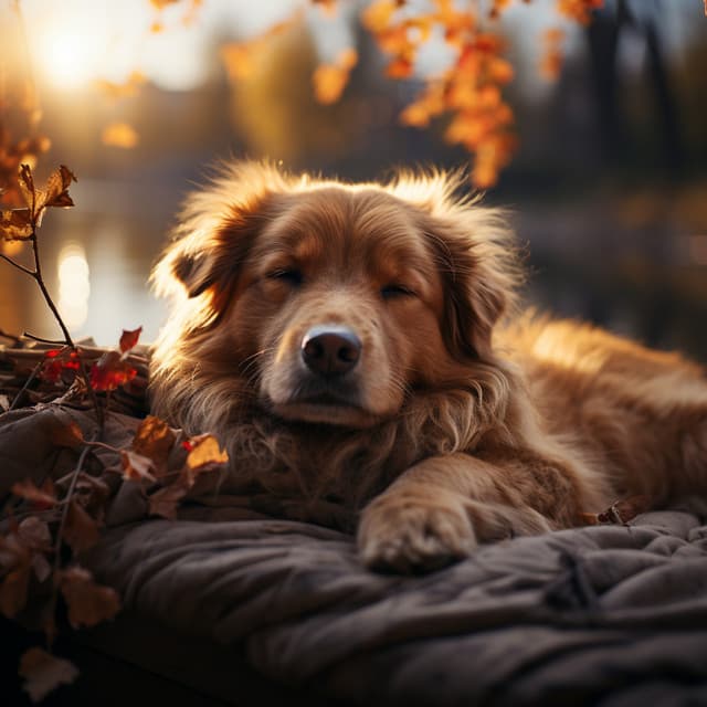 Música Para Aliviar El Estrés: Recitativo Pacífico De Perritos Junto Al Estanque - Sonido del Bosque