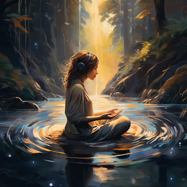 Stream Meditation: Waters Symphony Flow - Soft Water Streams Sounds