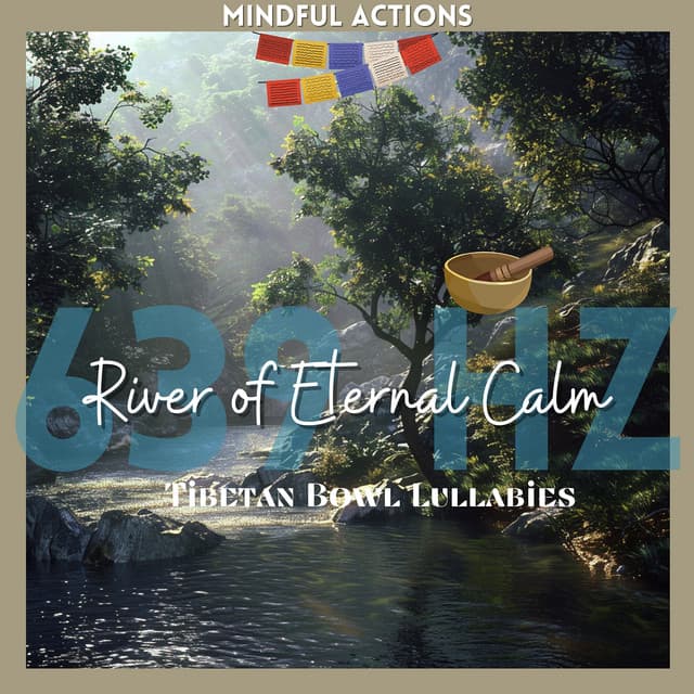 639 Hz River of Eternal Calm: Tibetan Bowl Lullabies - Mindful Actions