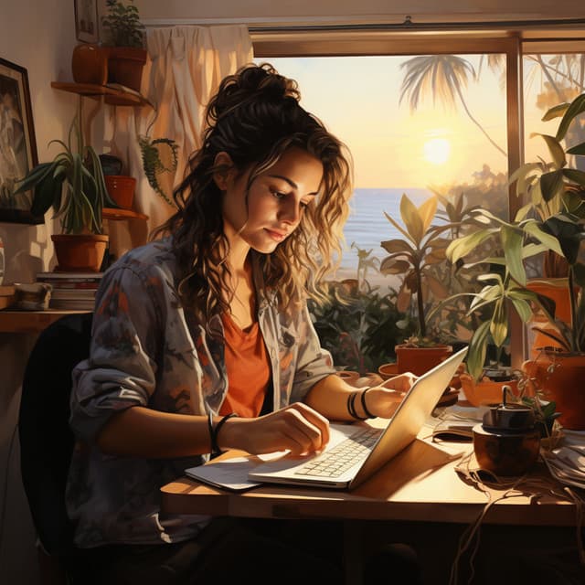 Lluvia De Trabajo: Tonos Binaurales Calmantes - Frecuencias