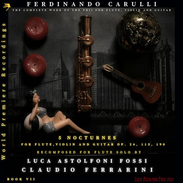 Ferdinando Carulli: 5 Nocturnes for Flute, Violin and Guitar Op. 24, 115, 190 - Ferdinando Carulli