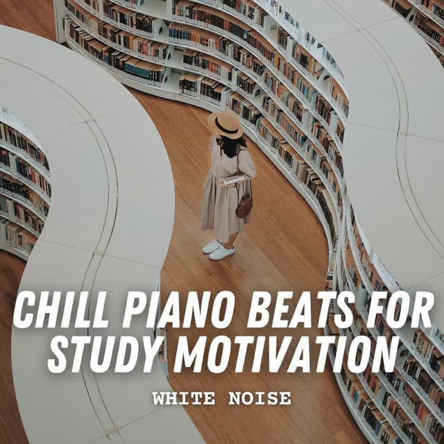 White Noise: Chill Piano Beats for Study Motivation - White Noise for Stress