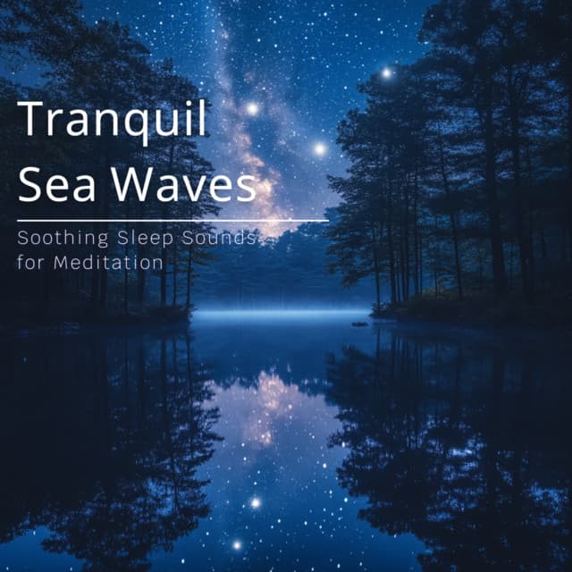 Tranquil Sea Waves - Soothing Sleep Sounds for Meditation - Ocean Waves for Deep Sleep