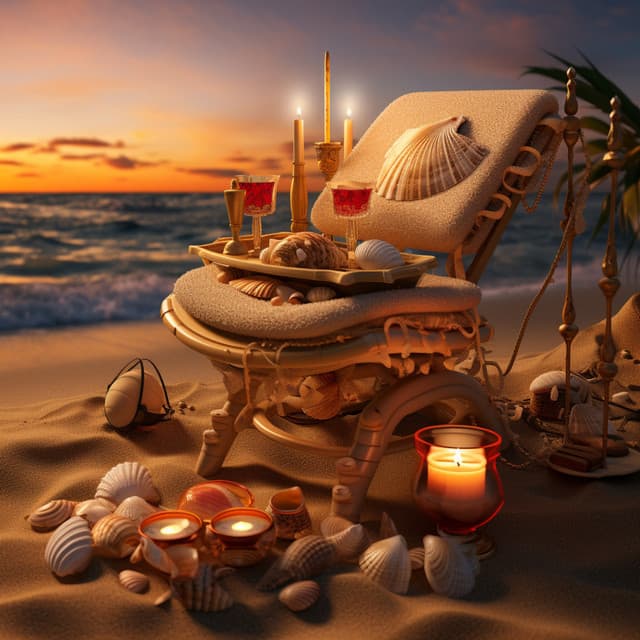 Musical Flames' Tranquility: Relaxing Massage - Focus on Breathing