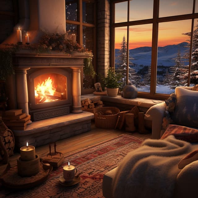 Sueños Cerca De La Hoguera: Música Relajante Y Fuego - Naturaleza del norte