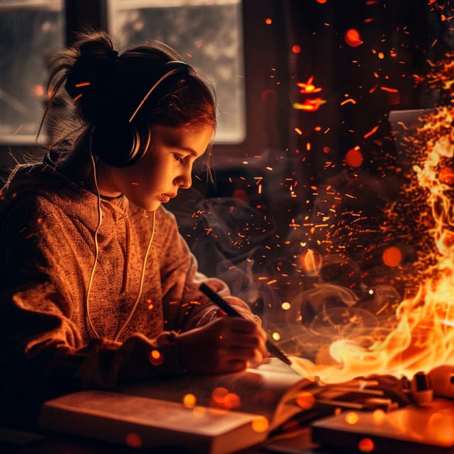 Rhythmic Fire: Music for Study and Concentration - Music for Focus and Concentration