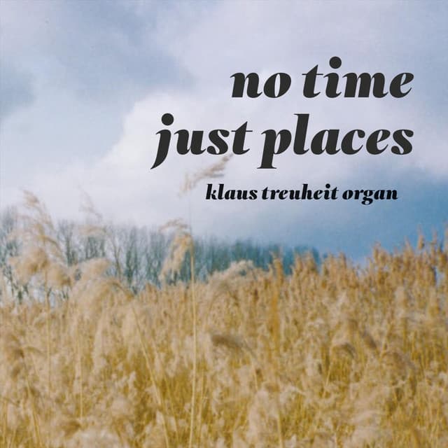 No Time Just Places - Klaus Treuheit
