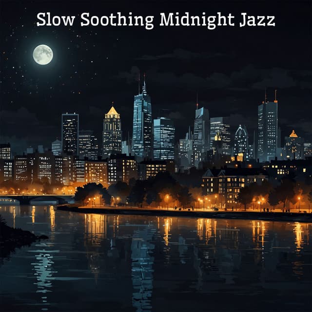 Slow Soothing Midnight Jazz: Deep Sleep, Stress Relief, Work - Relaxing Instrumental Jazz Ensemble