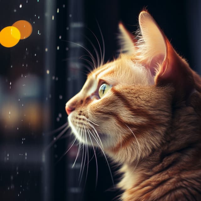 Armonía Lluviosa Del Gato: Momentos Musicales Relajantes - Sonidos de la Naturaleza Relajacion