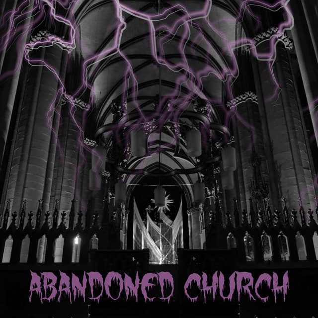 Abandoned Church: Halloween Organ Music with Rain and Thunderstorm - Halloween Spirit