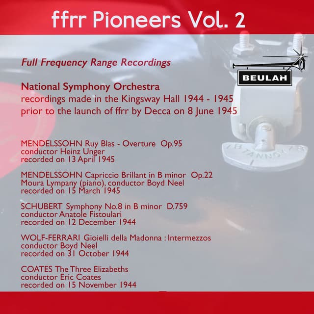 Ffrr Pioneers, Vol. 2 - National Symphony Orchestra