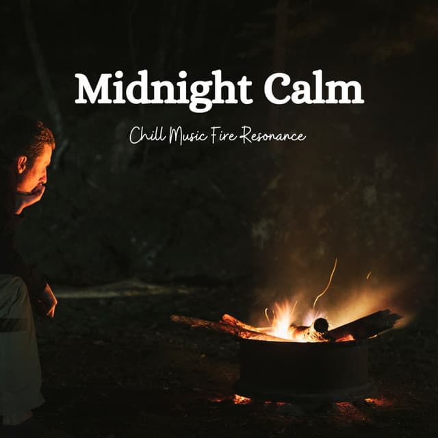 Midnight Calm: Chill Music Fire Resonance - Night Sounds