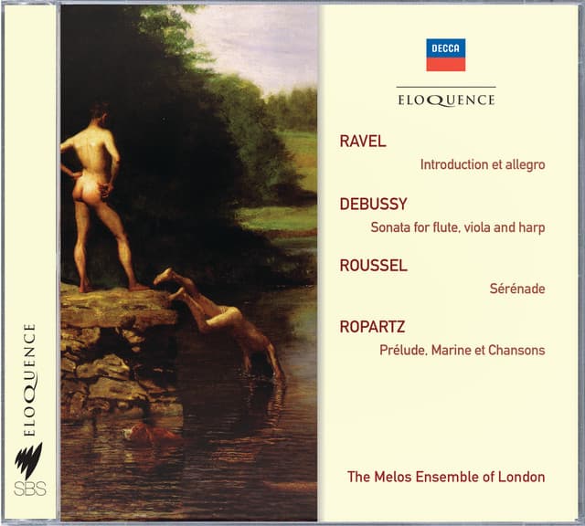 Ravel: Introduction & Allegro; Debussy: Sonata For Flute, Viola & Harp - Melos Ensemble