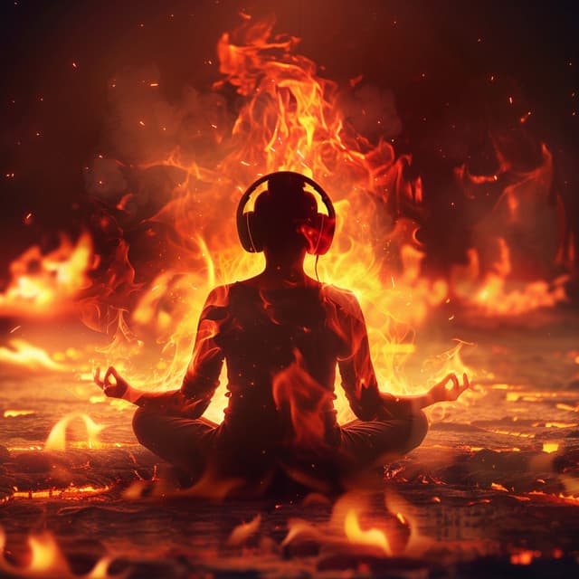 Fire Blaze: Meditation Music Flames - Golden Meditation