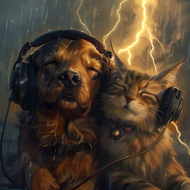 Thunder Companion: Music for Pet Relaxation - Calming Music For Pets
